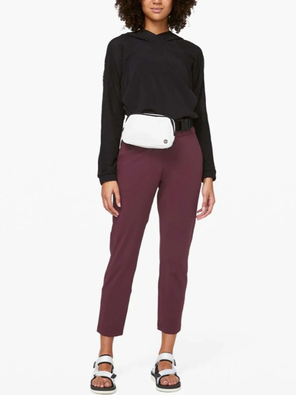 Lululemon On The Fly 7/8 Pants - Dark Adobe